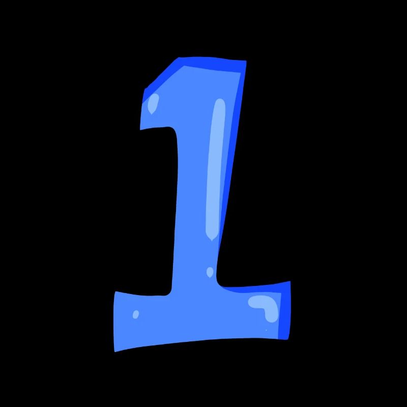 Paragraphe 1 Bleu - Numéro un
