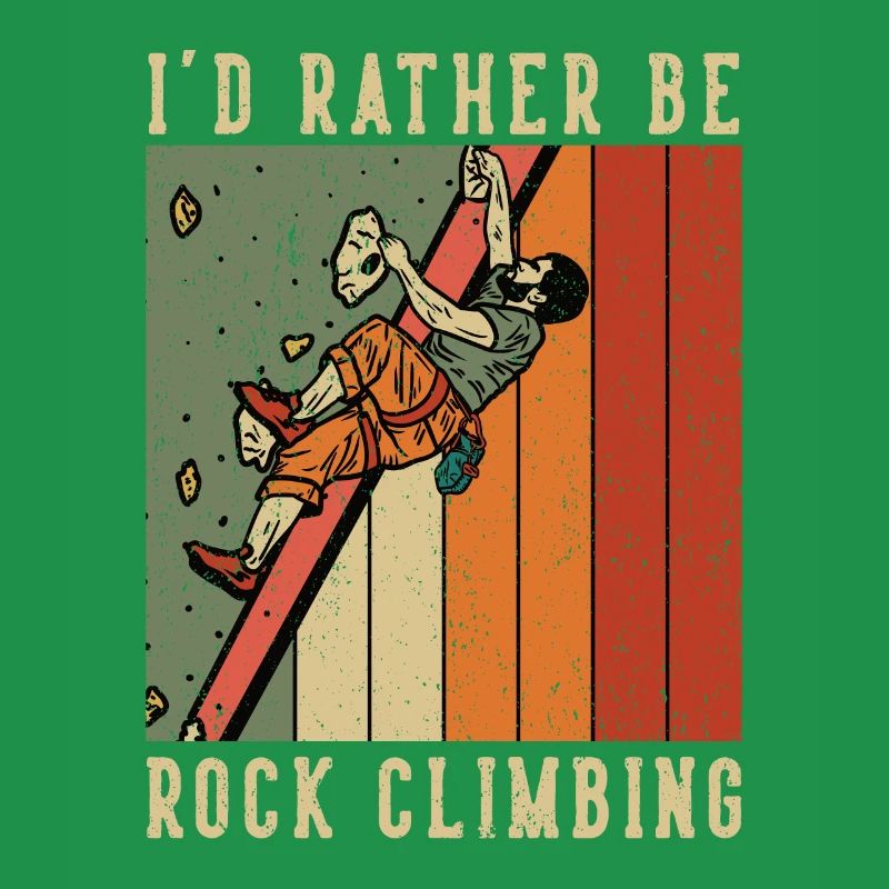 I'd Rather be Rock Climbing Retro