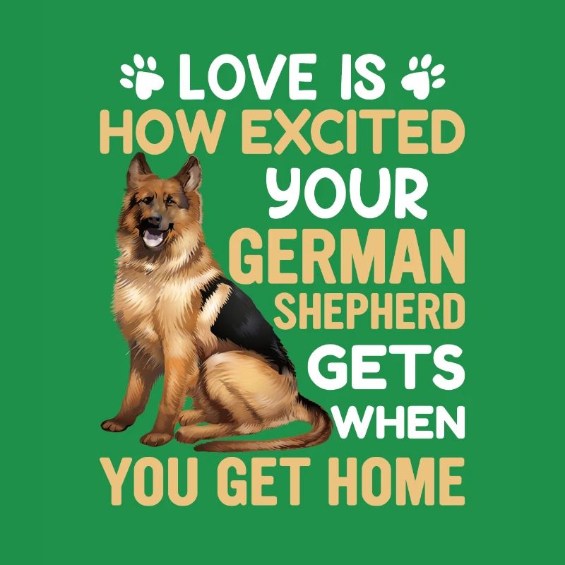 DEUTSCHER SCHÄFERHUND LIEBE
