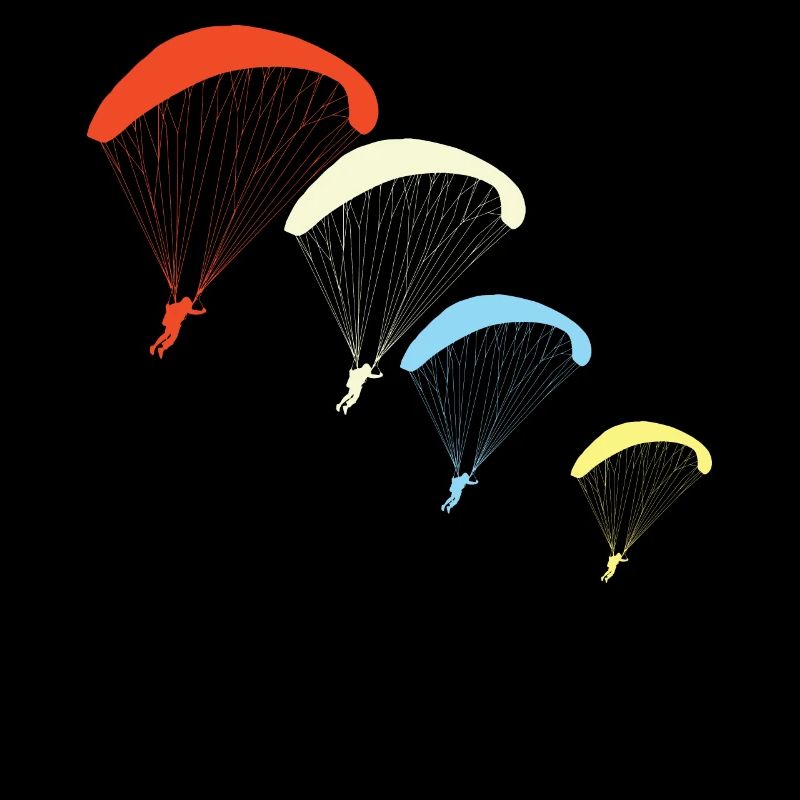 Synchrones Gleitschirmfliegen