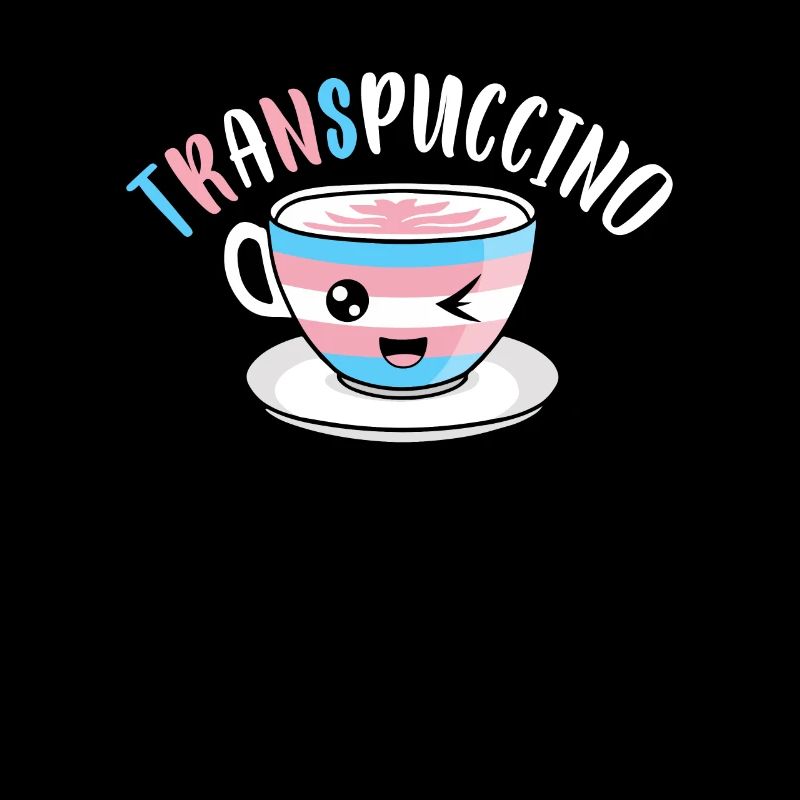 Cappuccino Trans Drapeau Trans Café