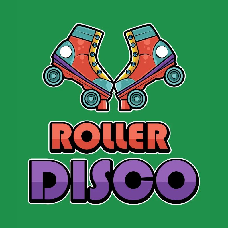 Roller Disco Rollschuhmädchen