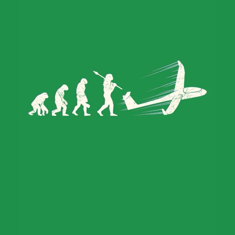 Glider Pilot Evolution Monkey Human