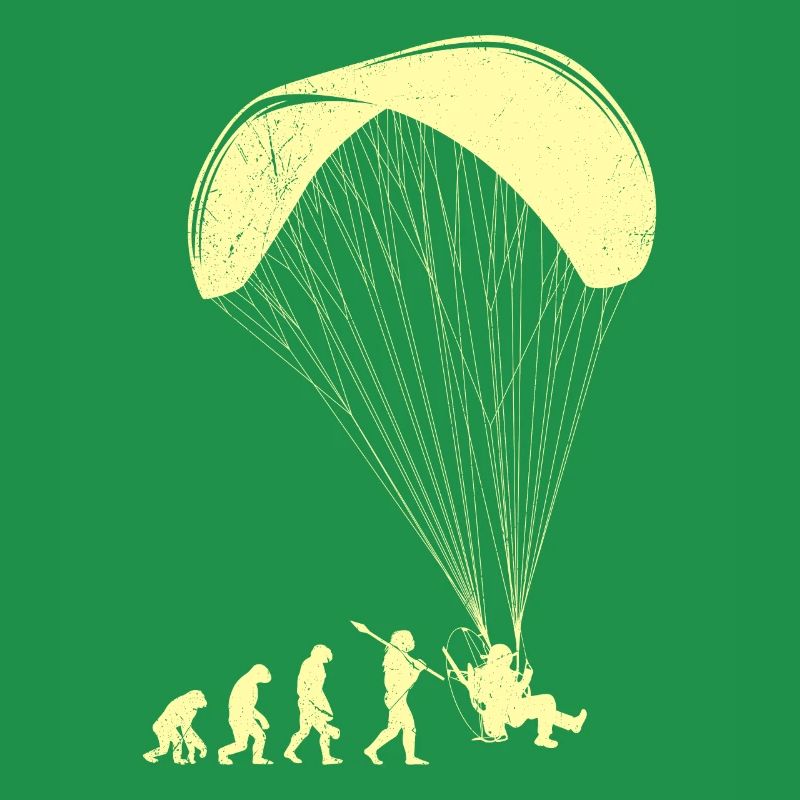 Paramotor Evolution Affe Mensch Paraglider