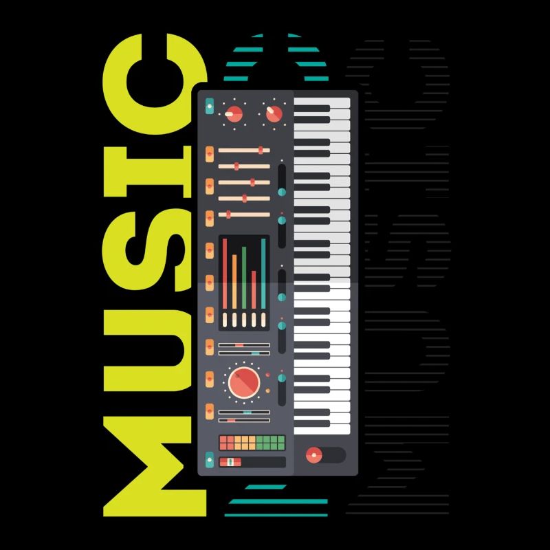 Beatmaker, Beatmaker synthesizer, 80er Jahre Stil,