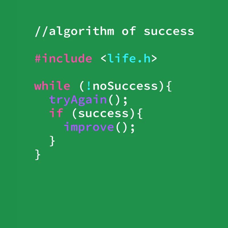 Algorithme succès programmeur code du programme