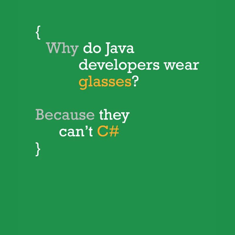 C# Code Joke Programmer Hacker C Sharp Coder