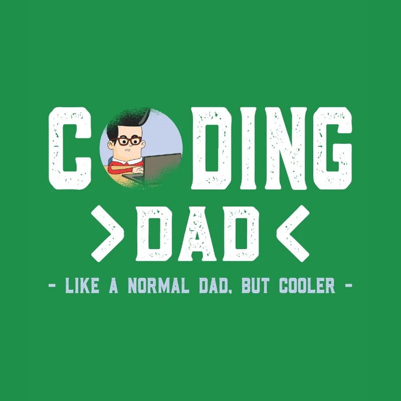 Coding Software Developer Computer Dad
