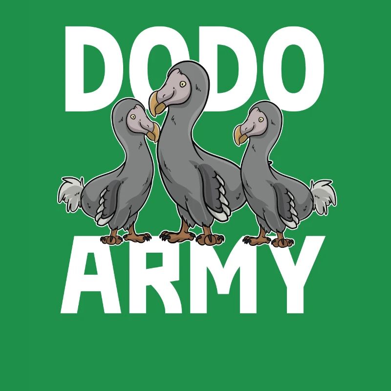 Dodo Army Extinct Flightless Bird Lovers