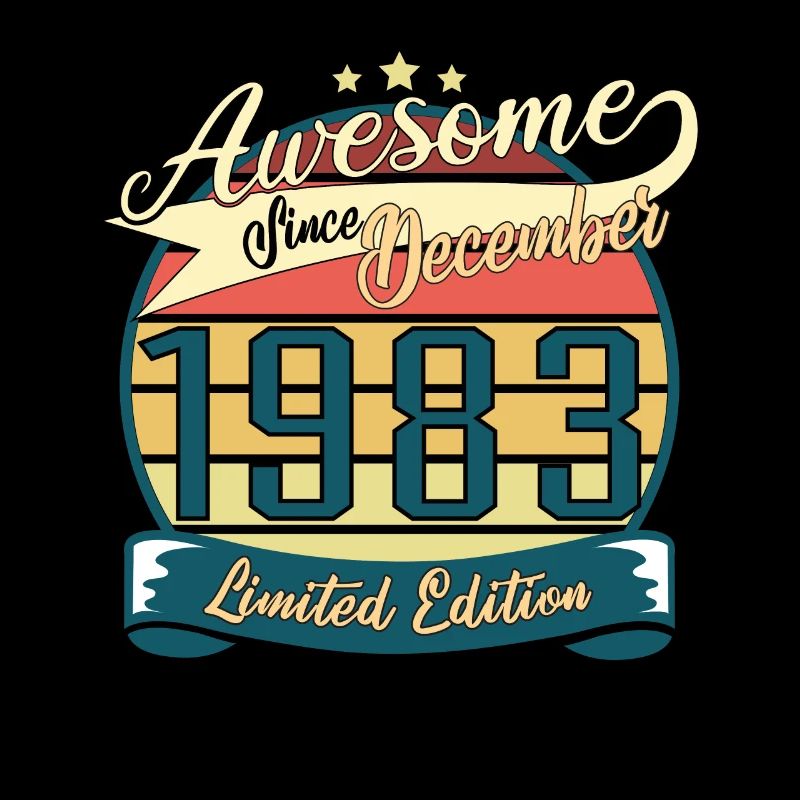 Né en décembre 1983 Retro Gift
