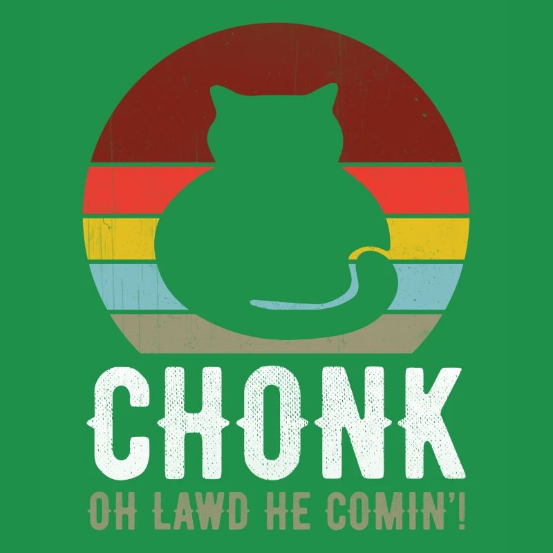Chonk Cat Drôle Chat Mème Chat Papa Chat Maman