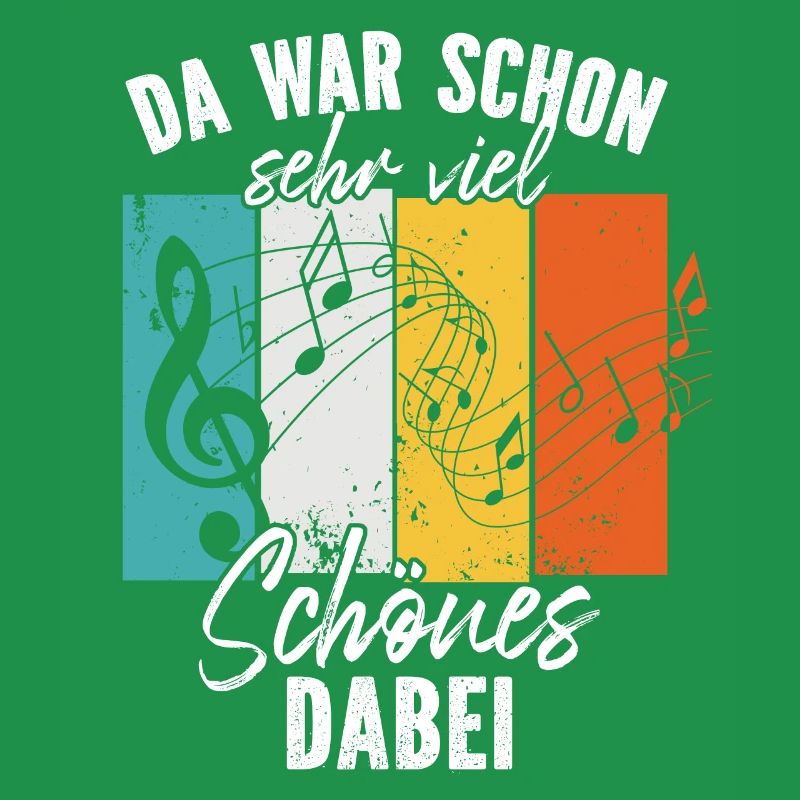 Chorleiter Dirigent Musiklehrer Musiker Retro Note