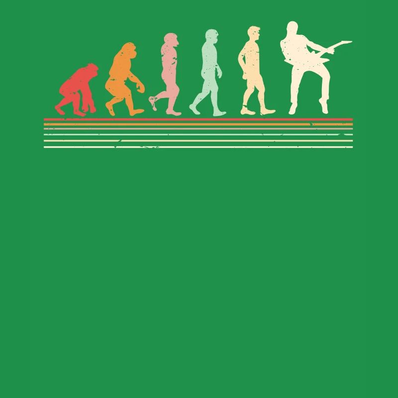 Guitar player Evolution, guitarist