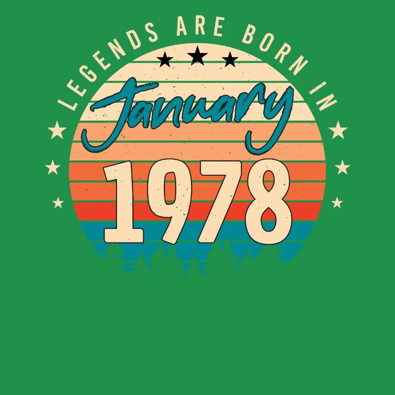 Januar 1978 Retro Legende