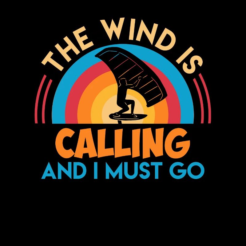 Wing Foil Spruch Wind is calling Wing Surf