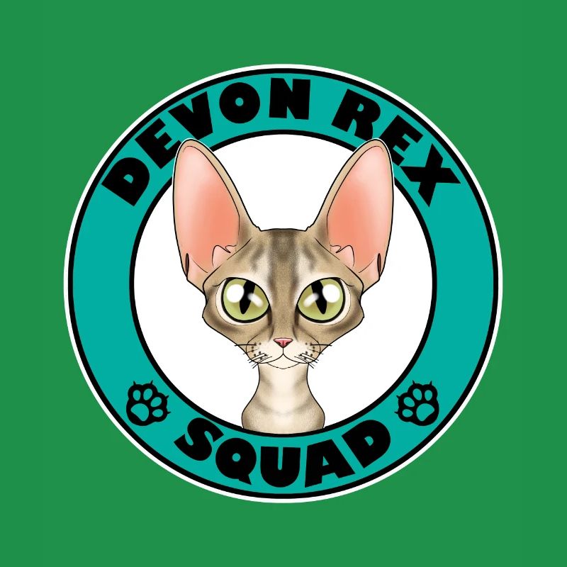 Devon Rex Squad I Cat Lover I Devon Rex Cat