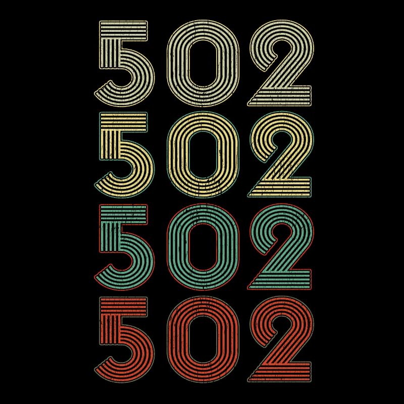 Retro America State Flag Area Code Kentucky