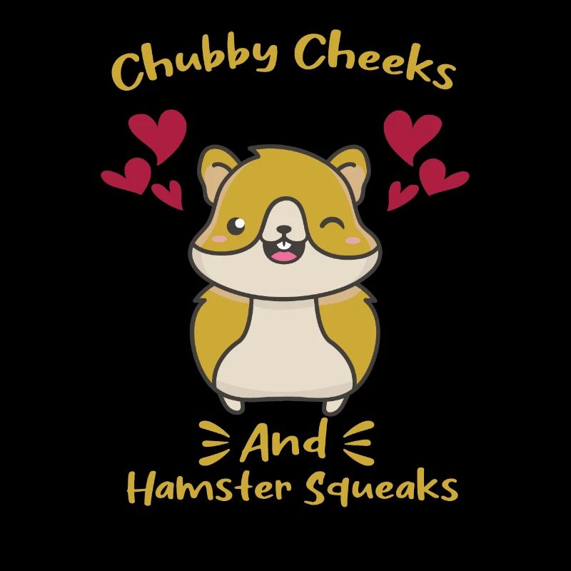 Chubby Cheeks Hamster Squeaks Hamster Cheeks Hearts