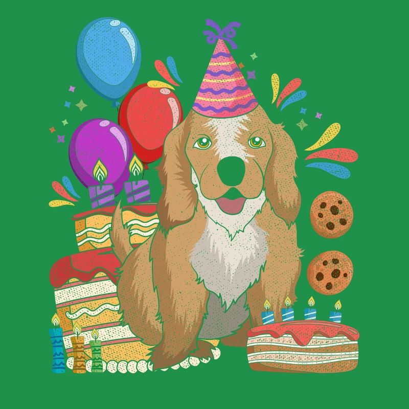 Hunde Geburtstag Geschenkidee Cocker Spaniel