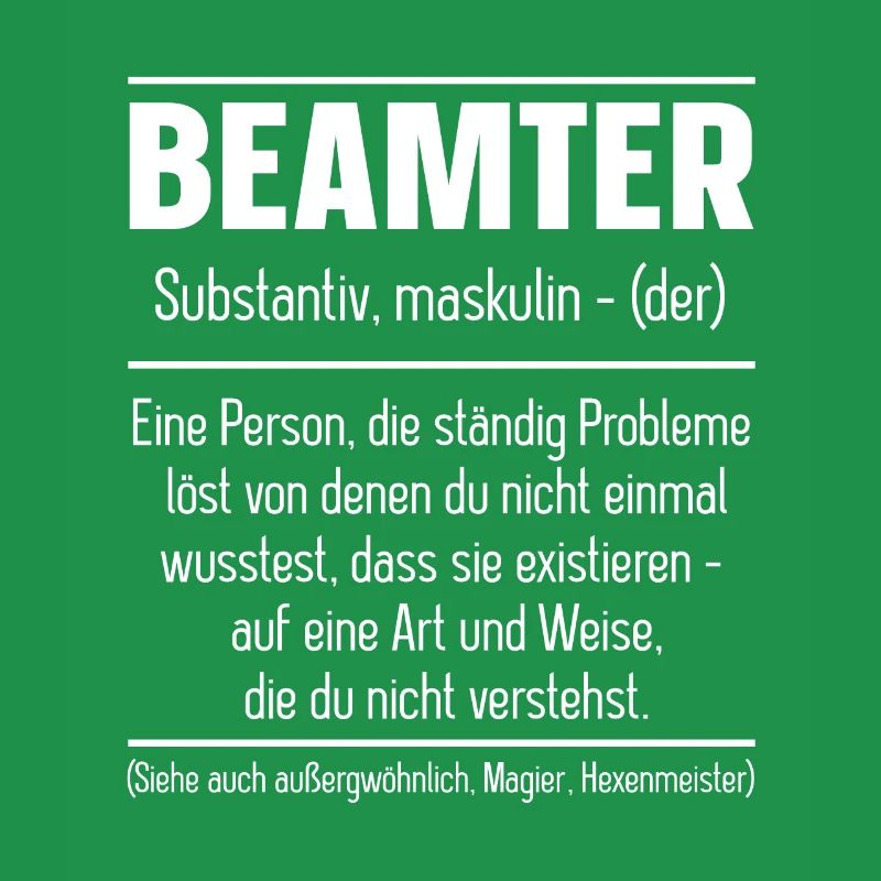 Beamter Definition - Beamter Kaffee Design Geschen