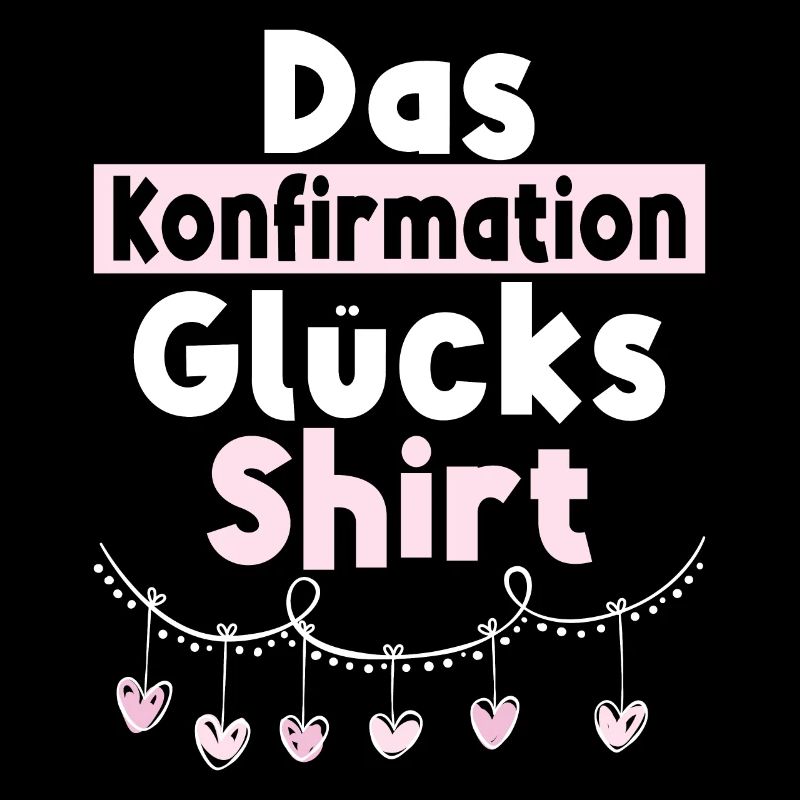Das Konfirmation Glücks