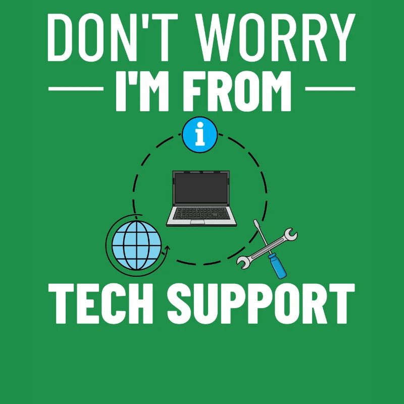 Tech Support IT Technischer Hilfe Helpdesk