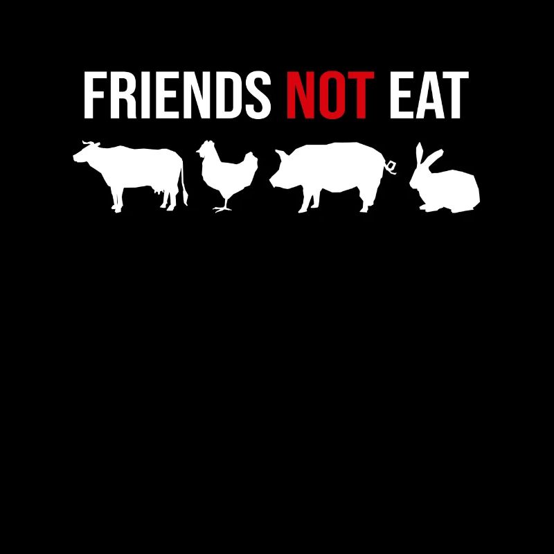 Vegetarier Veganer Spruch