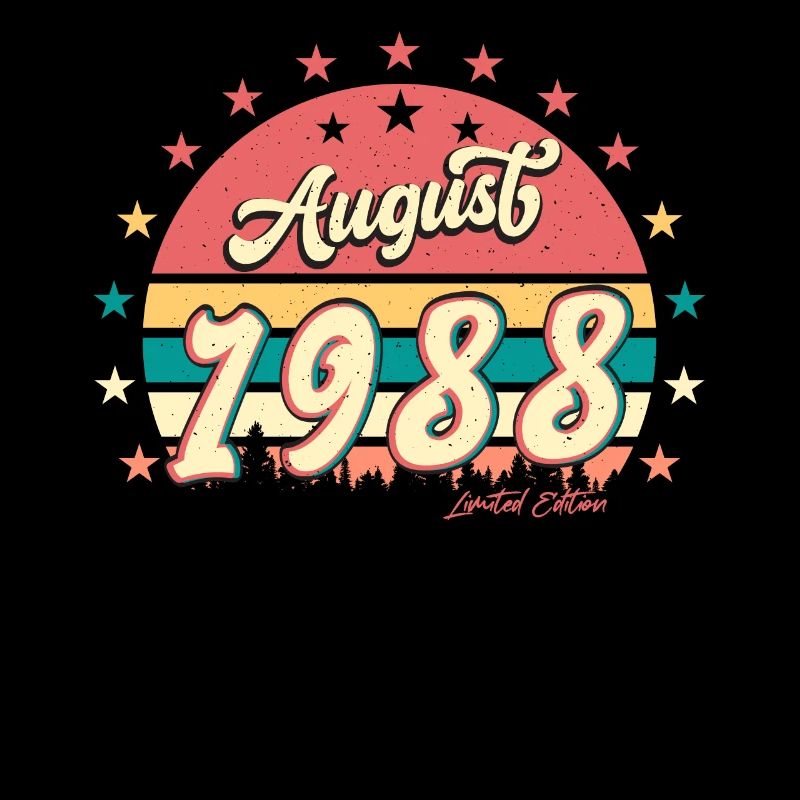Birthday greeting 1988 August