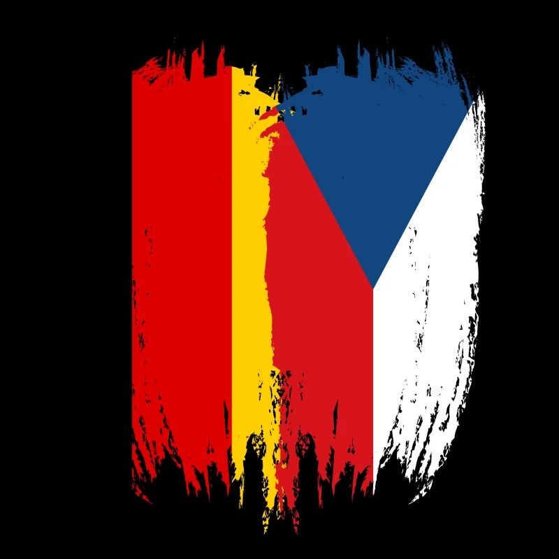 Germany Flag Czech Republic