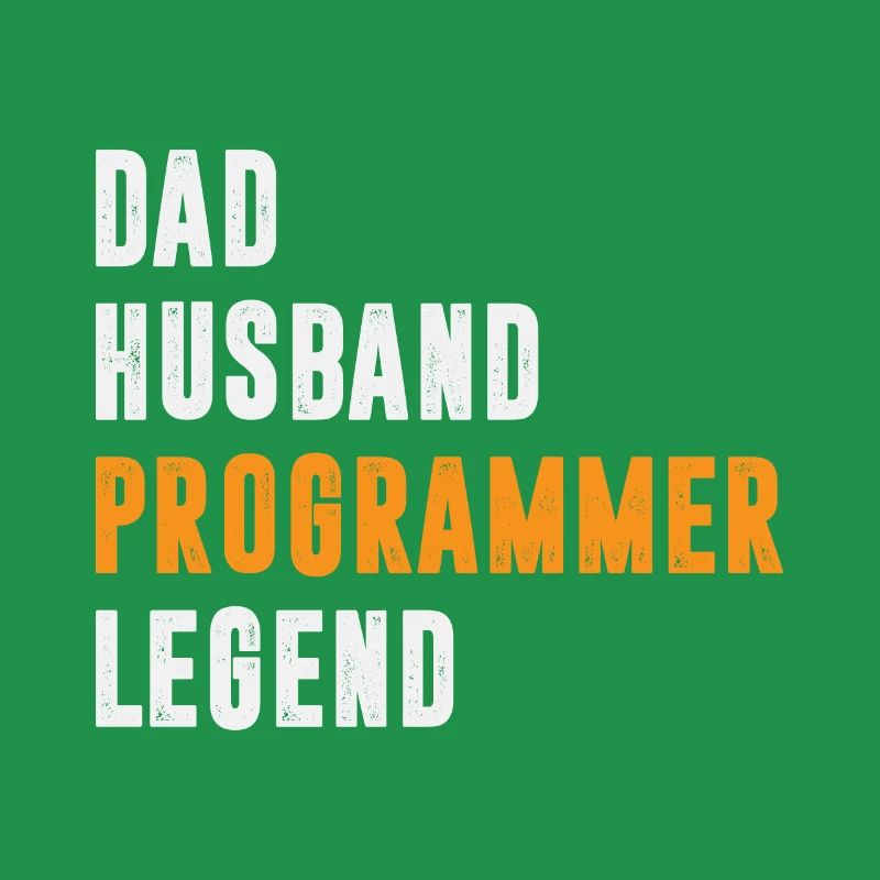 Papa Mari Programmeur Legend Coder Coding