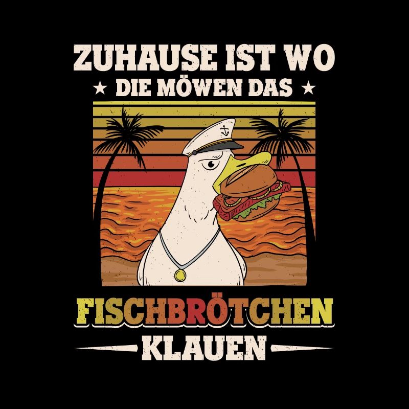 Fischbrötchen Möwe Norddeutsch