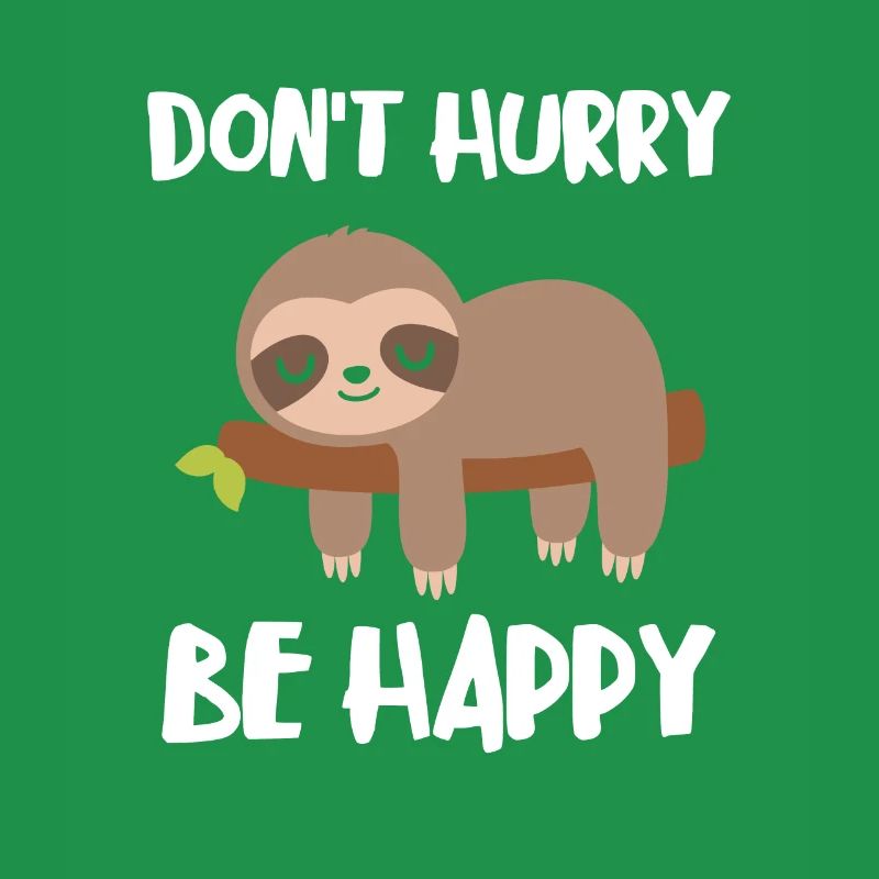 Dont Hurry Be Happy Sloth