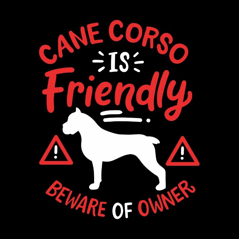 Cane Corso Is Friendly