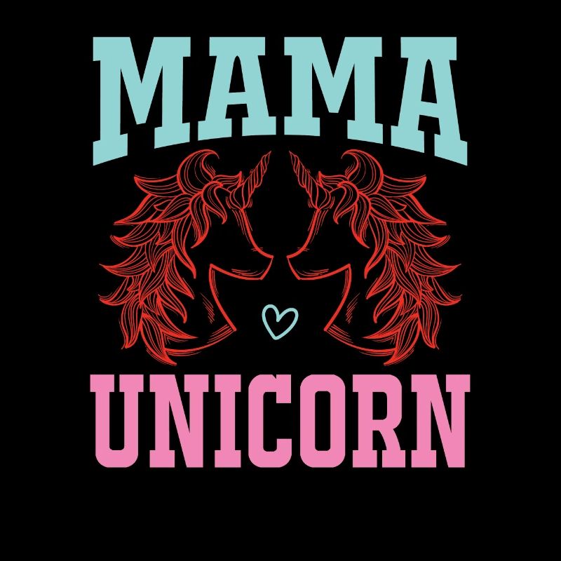 Mama Einhorn Unicorn