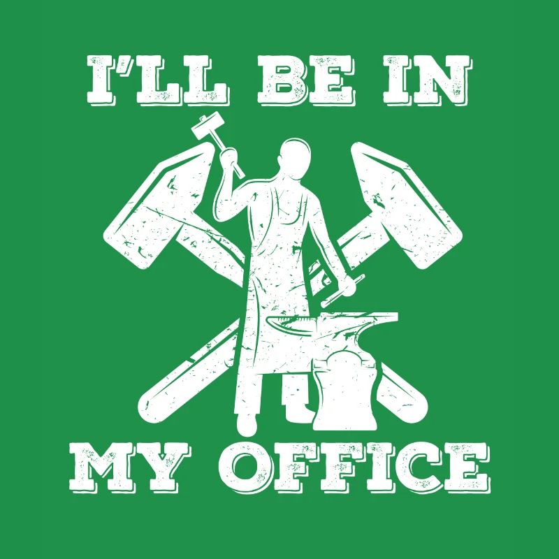 Mal être dans mon bureau Conception pour un travail de forgeron