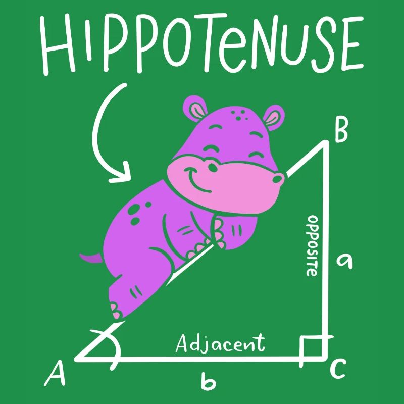 Hippoténuse Hypoténuse Triangle Géométrie Math