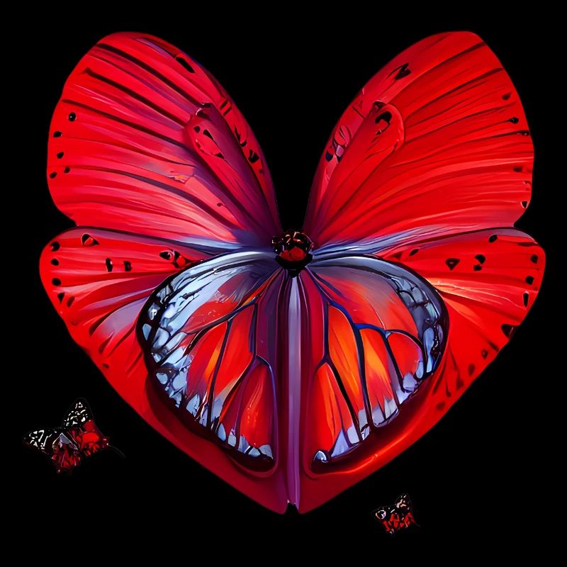 Herz voller Schmetterlinge Geschenk