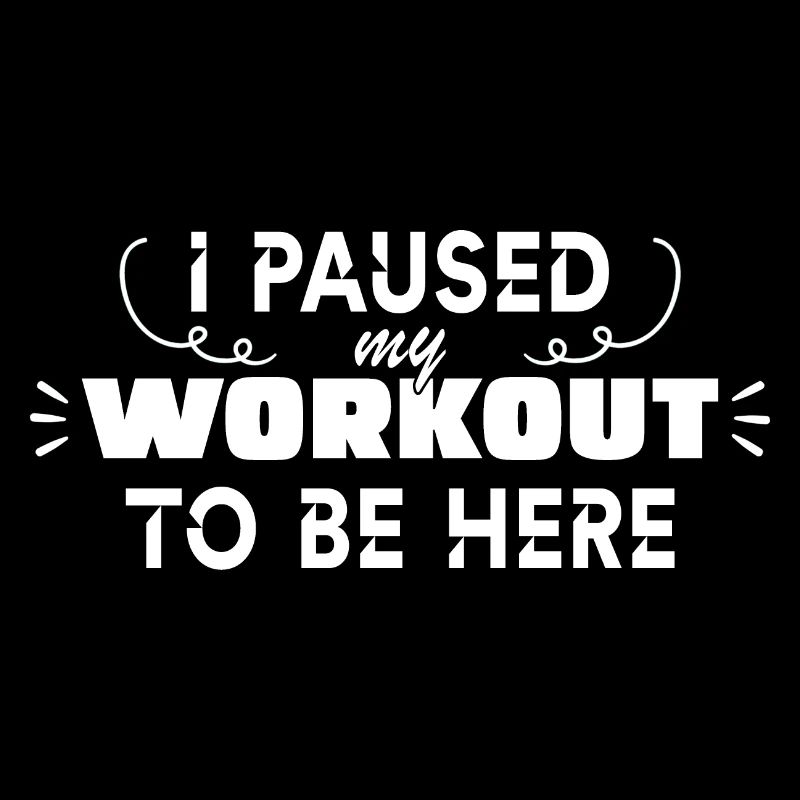 Ich unterbreche mein Training um hier zu sein