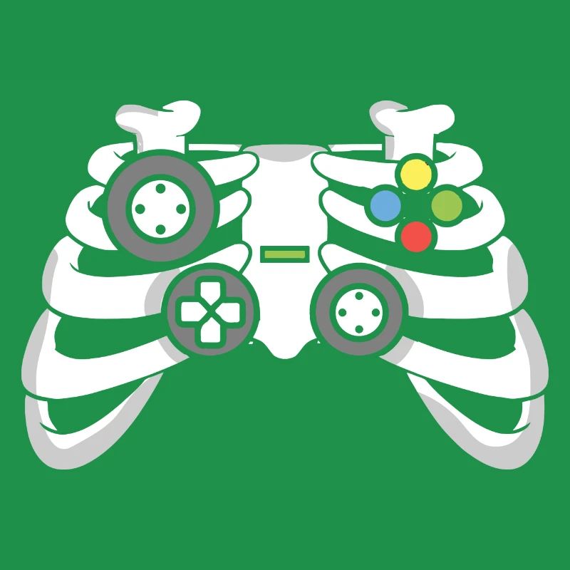 Halloween Skeleton Gaming Controller