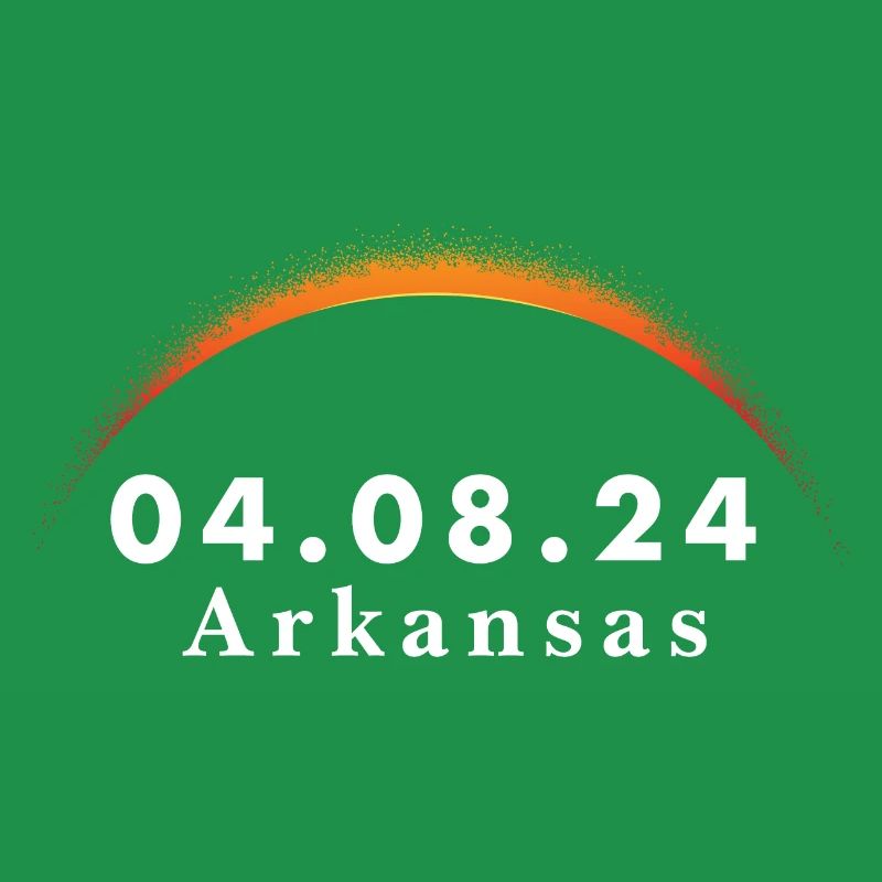 Total Solar Eclipse Path of Totality Arkansas