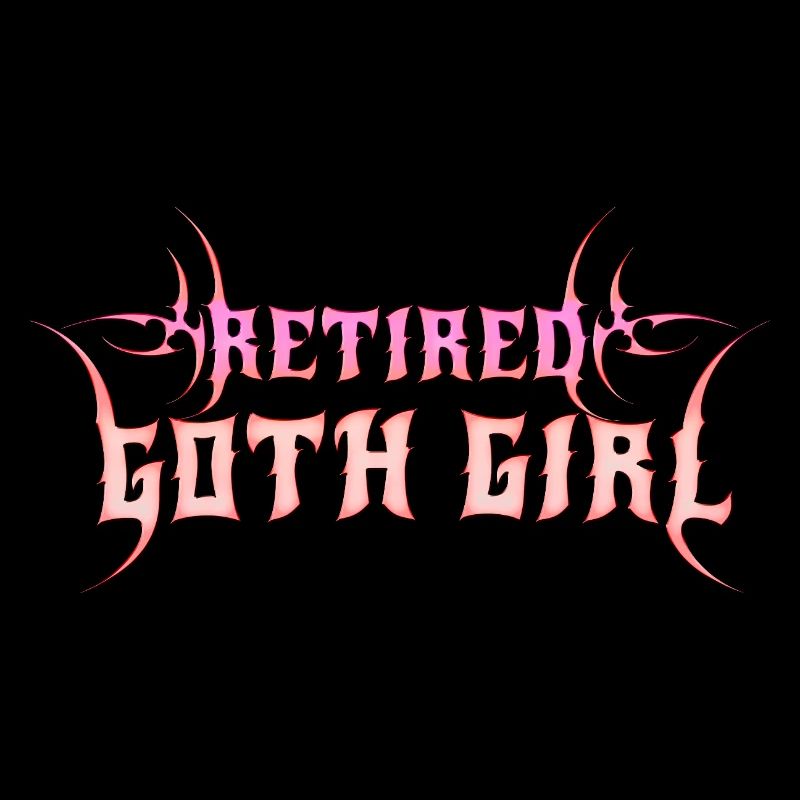 Retired Goth Girl! Gothic Emo Mädchen