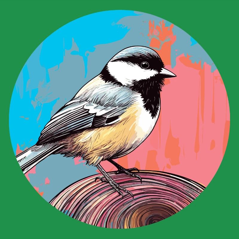 Chickadee bird
