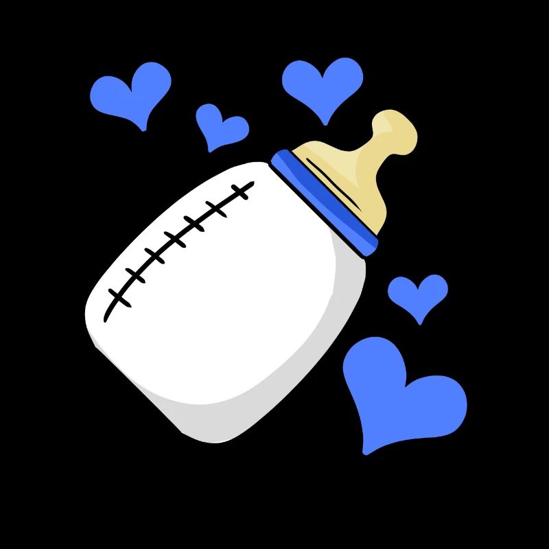 Bouteille de lait Garçon enceinte naissance