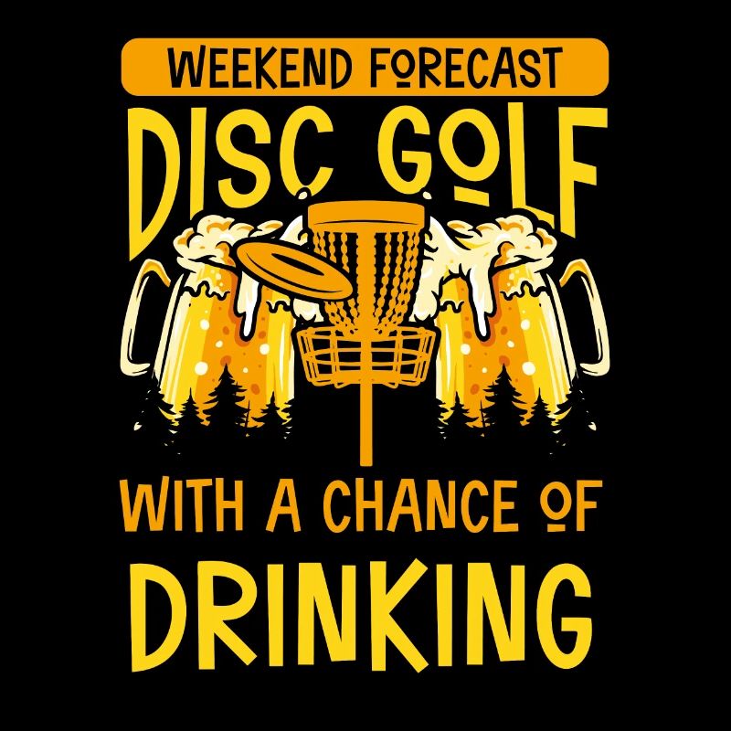 Discgolf Und Bier Trinken