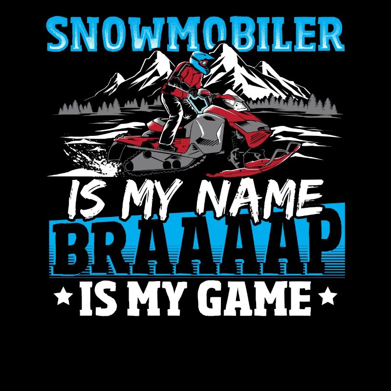 Snowmobile Riding Design for a