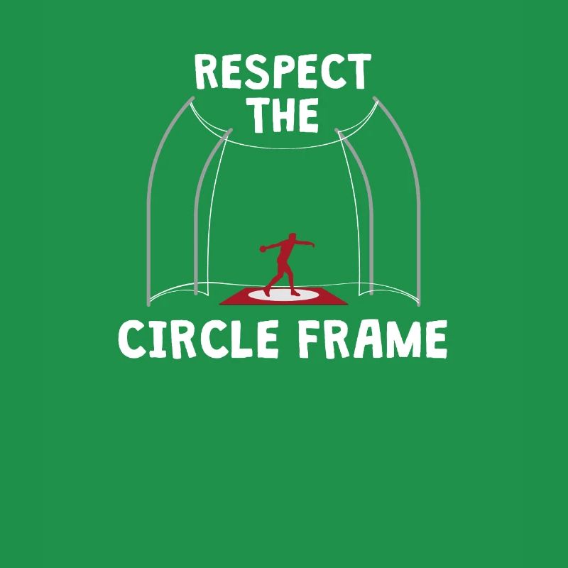 Respect The Circle Frame, Discus Throw Man