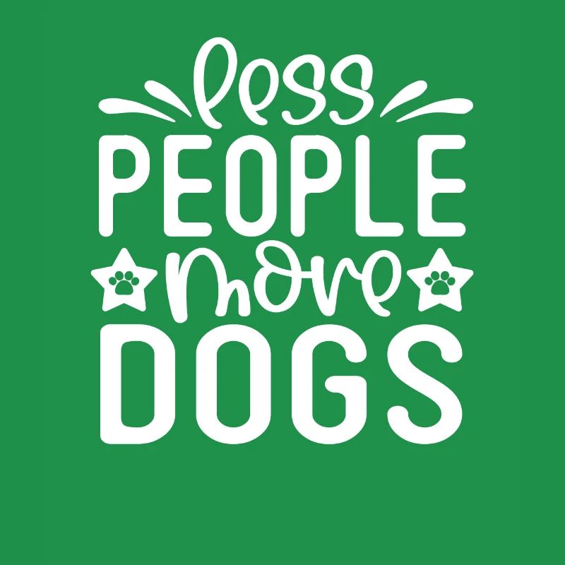 Moins de gens plus de chiens