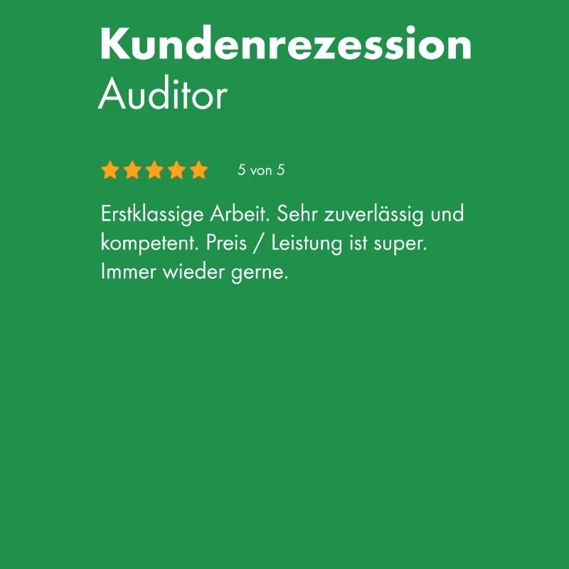 Auditor I Audit Motiv für internen oder externen