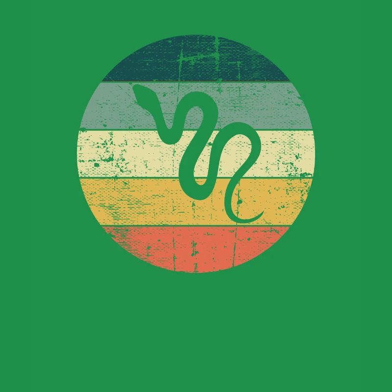 Snake Retro Reptile Python Gift idea