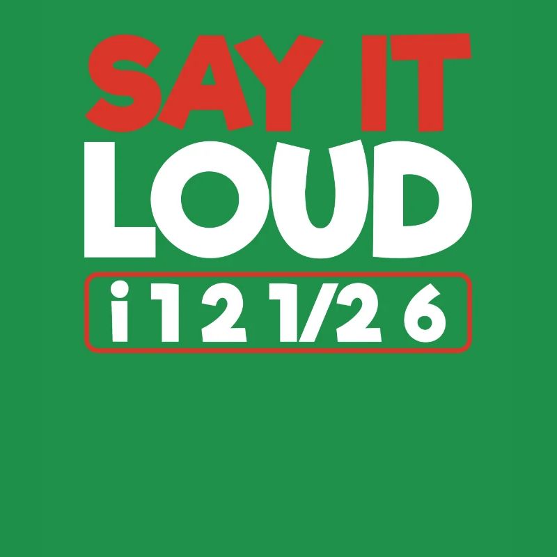 Say it according to math